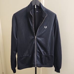 Fred Perry Navy Jacket with Logo